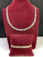 GOLD SET KETTE & ARMBAND 14k 585 15,02g Gelb Gold Weiß Gold AU Berlin - Neukölln Vorschau