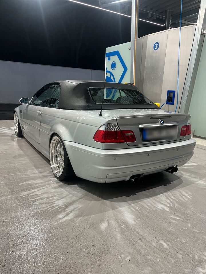 BMW E46 M3 Cabrio Facelift Schalter BBS Le Mans TÜV Neu in Neckarsulm