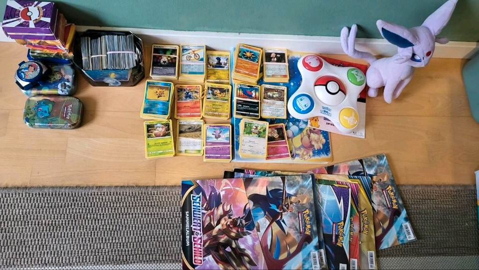 650 deutsche Pokemon karten set Plüschfigur und Spiel in Fürth