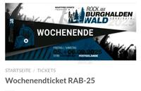 Wochenendticket Rock am Burghaldenwald 2025 Baden-Württemberg - Sulz Vorschau
