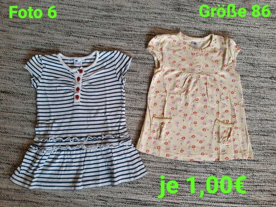 Größe 86: Jacke, Latzhose, Hose, Leggins, Shirt, Pullover... in Klötze