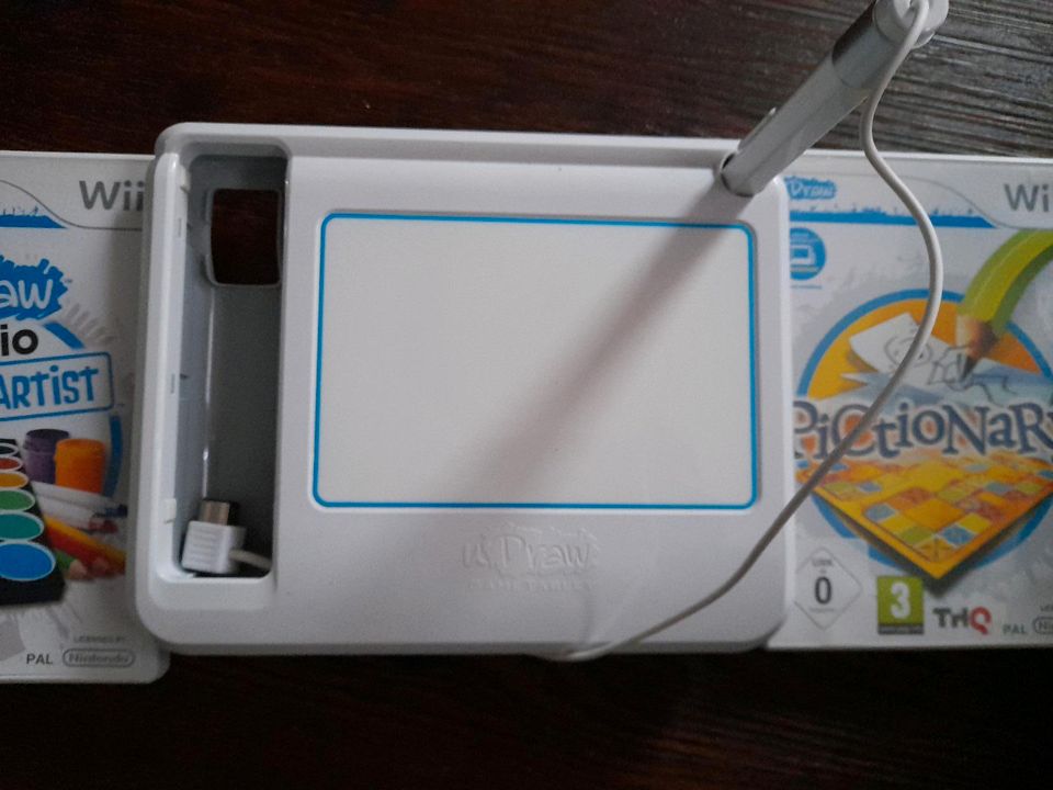 Wii uDraw Pad mit 2 Spielen/ 25€ inkl.Versand in Wedel