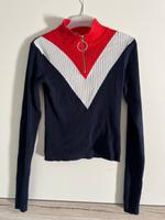 blauer H+M Divided Strick Pullover mit Zipper Gr. XS Damen Dresden - Gompitz Vorschau