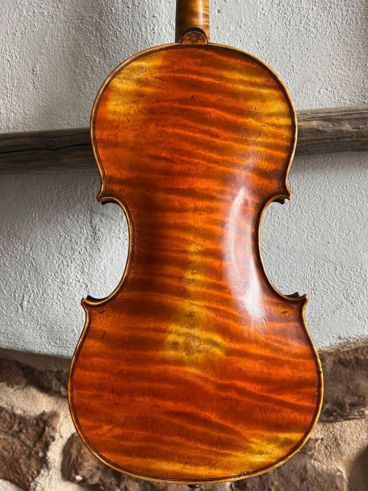 Sehr schöne 4/4 Geige 1910 'Ernst Gläsel" Violine, top Zustand in Freiburg im Breisgau