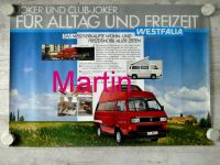 original VW Werbung Poster T3 Club Joker Westfalia Volkswagen 80 Eimsbüttel - Hamburg Niendorf Vorschau