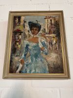Gemälde einer Frau, Kunst, Vintage Hessen - Maintal Vorschau