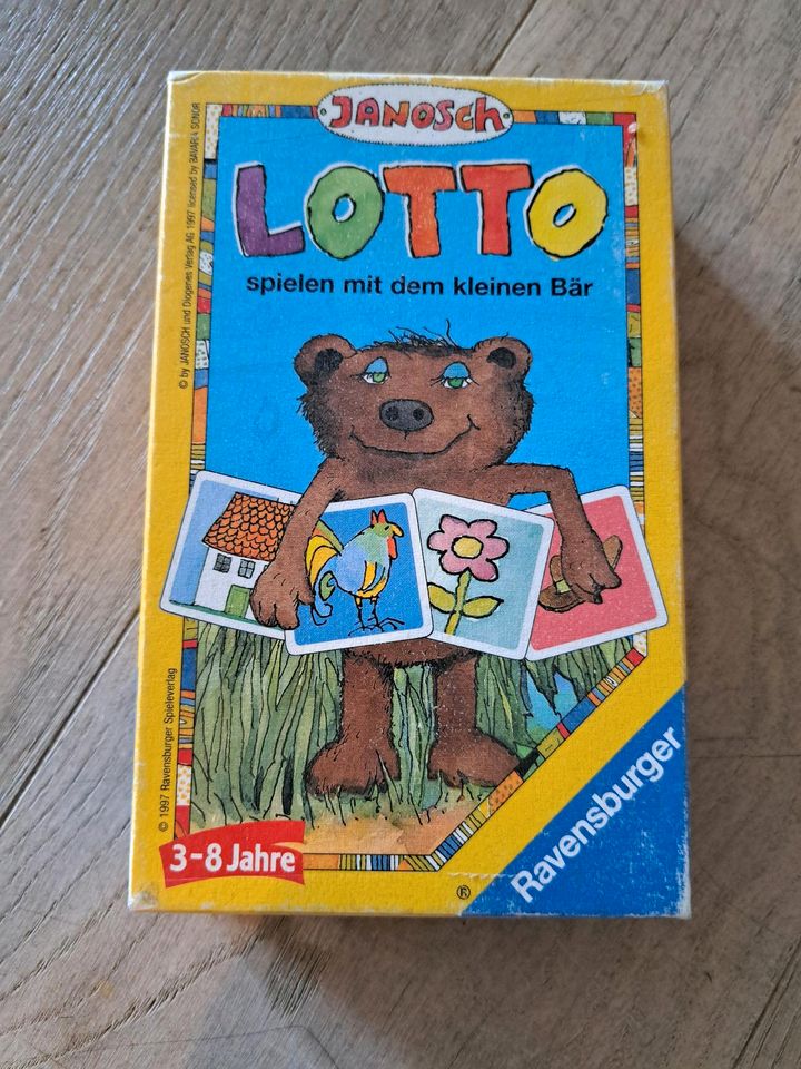 Janosch Lotto mit dem kleinen Bär Spiel in Erlangen