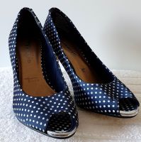 Peeptoe-Pumps Gr. 38, Tamaris, blau gepunktet, neu, ungetragen Darß - Zingst Vorschau