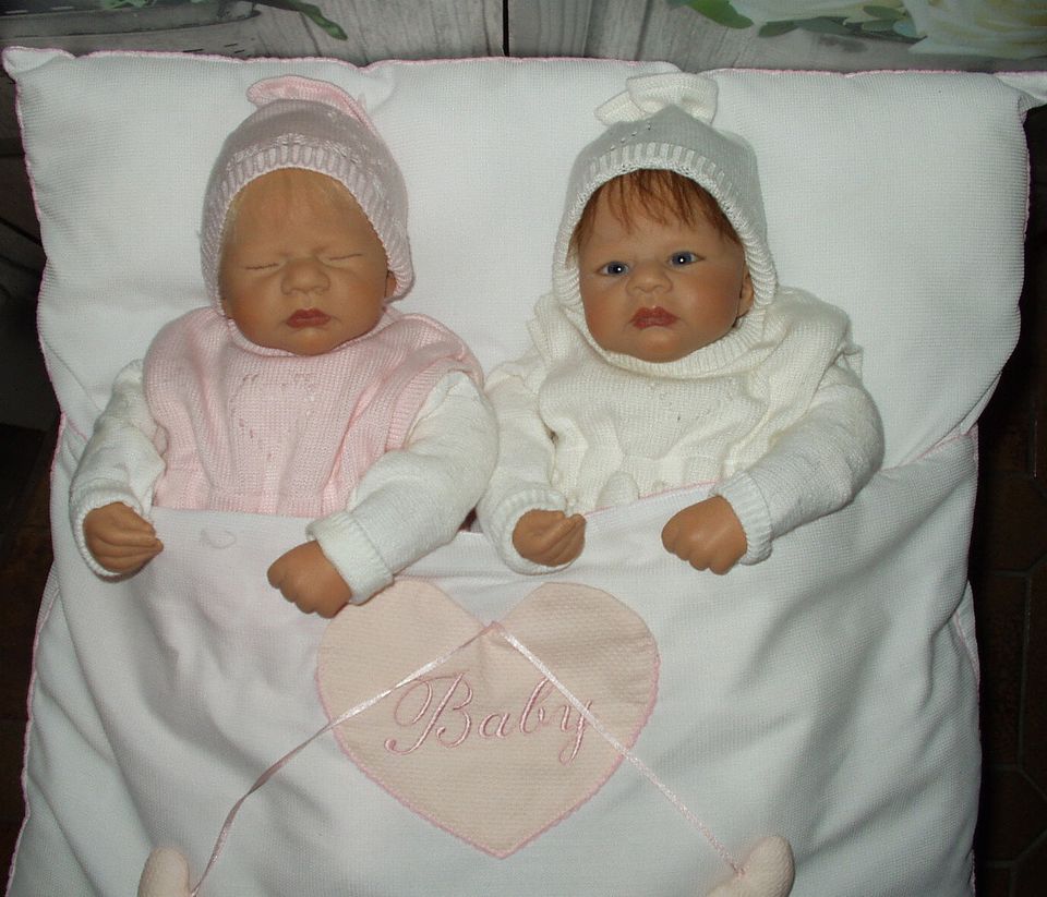 2 süße Babies zusammen 175,-- keine Reborn Künstlerpuppen Zapf in Vechelde