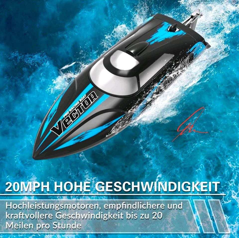 RC Boot +30km/h Speedboot RTR-Set in Witten