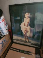 Marilyn Monroe Bild in schwarzem Rahmen Nordrhein-Westfalen - Bergisch Gladbach Vorschau