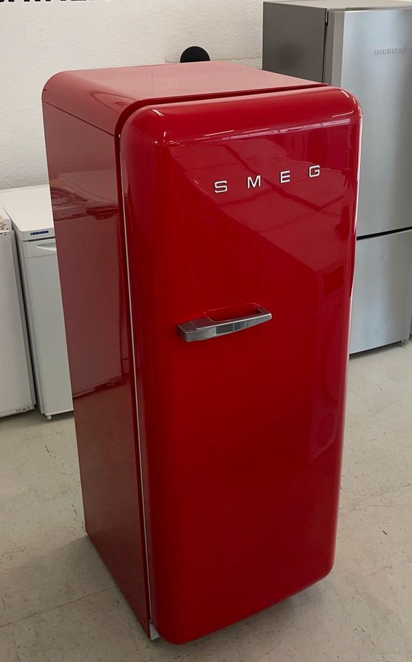 SMEG Kühlschrank Retro Design in Rot FAB28RR Fassung: 256L in Mönchengladbach