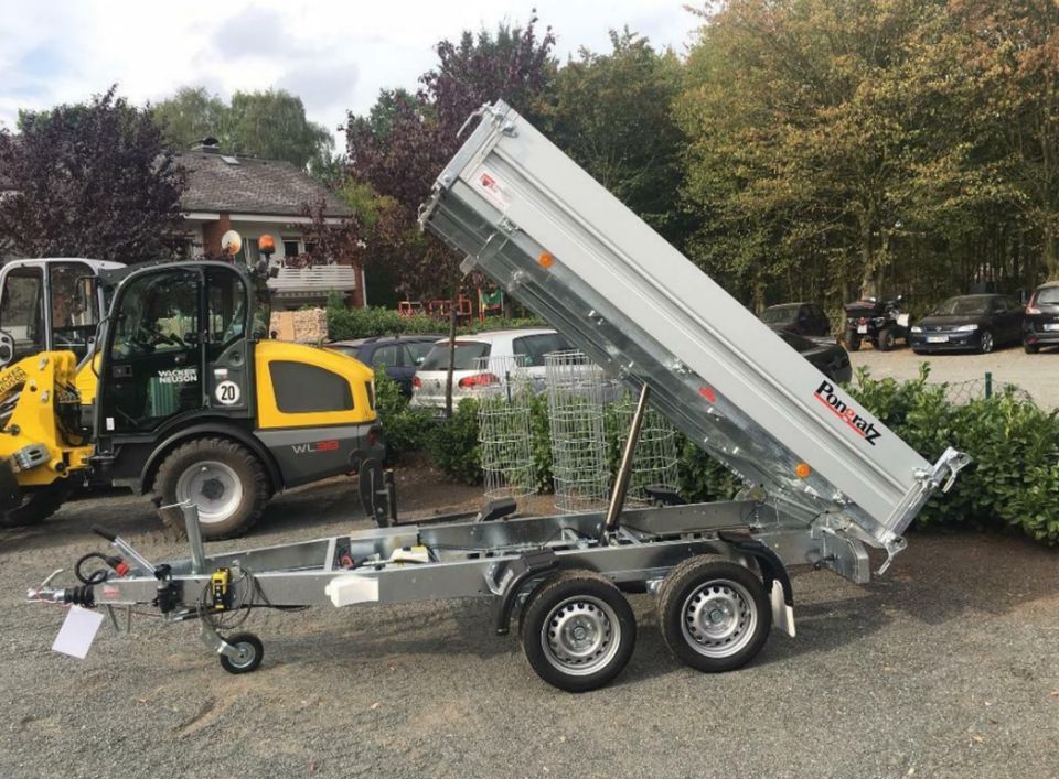 Anhänger Kippanhänger mieten - Baumaschinen in Verden