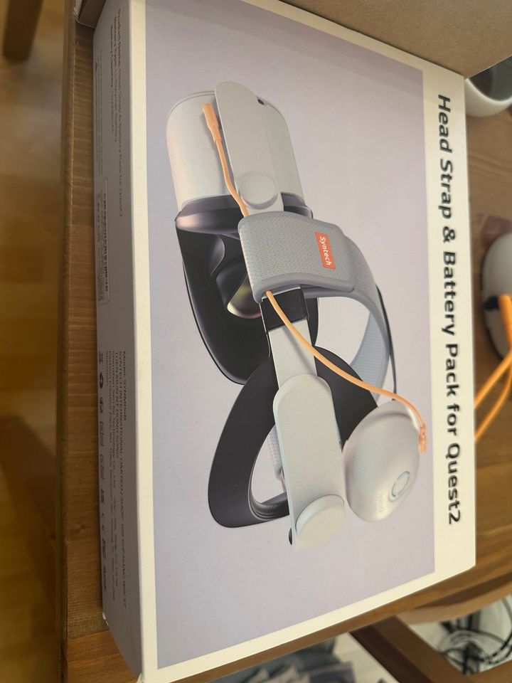 VR Brille Meta Quest 2 und Zubehör Head Strap und Akku in Düsseldorf
