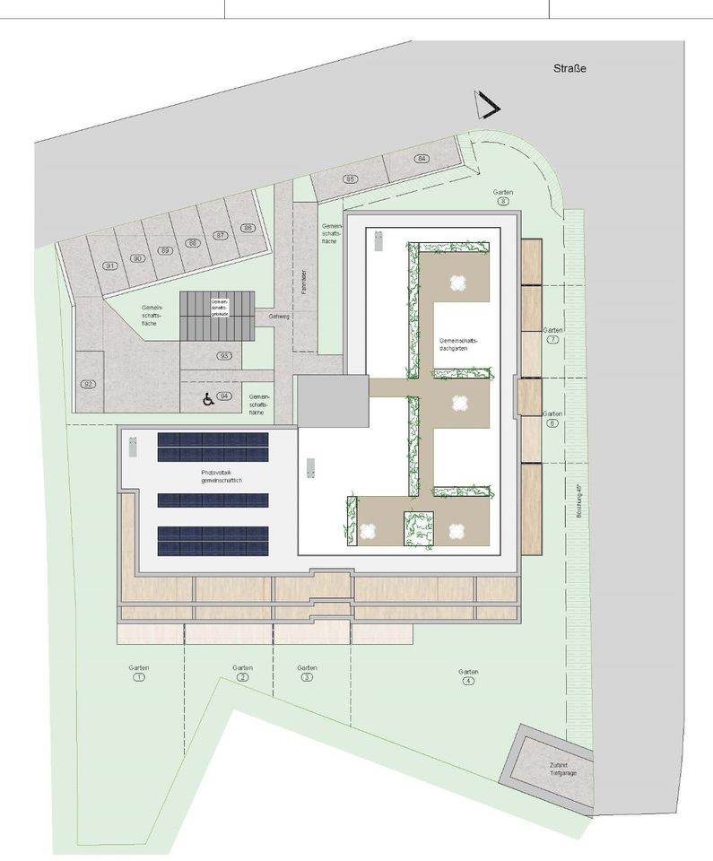 *** energetisches Wohnen *** VIO P4 - Wohnung 15 - 1.OG (barrierefrei + PV-Fassadenmodul) in Pentling