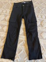 Bershka Jeans Gr.34 XS Cargo schwarz Hannover - Misburg-Anderten Vorschau