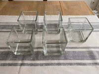 5 Teelichthalter Vasen Deko Glas IKEA Nordrhein-Westfalen - Selm Vorschau