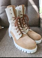 Stiefeletten Boots echt Leder brsun/taupe Bayern - Reisbach Vorschau