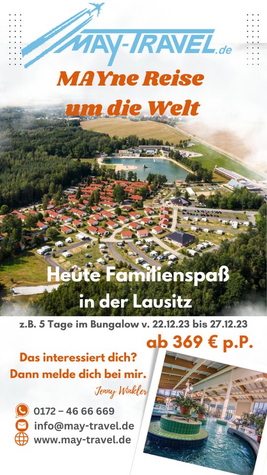 1Wo. FAMILIENURLAUB in der Lausitz reisen ins TRIXI FERIENPARK in Bad Langensalza