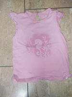 Süßes Rosa T-Shirt mit Seepferdchen – Gr. 116 Nordrhein-Westfalen - Erftstadt Vorschau