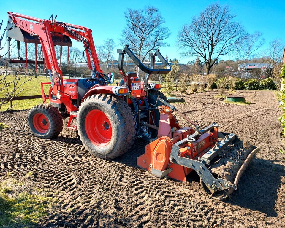 Umkehrfräsen Blühwiesen Rollrasen Rasenneuanlage  Fräsen in Osterholz-Scharmbeck