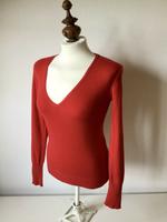 United Colors of Benetton Pullover rot V-Ausschnitt Oberteil S Bayern - Ustersbach Vorschau