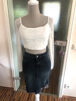 Jeansrock Amisu schwarz grau Gr.36 + Top Boohoo weiß Nordrhein-Westfalen - Lippstadt Vorschau