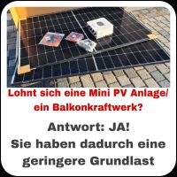 Balkonkraftwerk/ Mini PV Anlage Growatt MIC750 Solarmodul 425Wp Sachsen-Anhalt - Egeln Vorschau