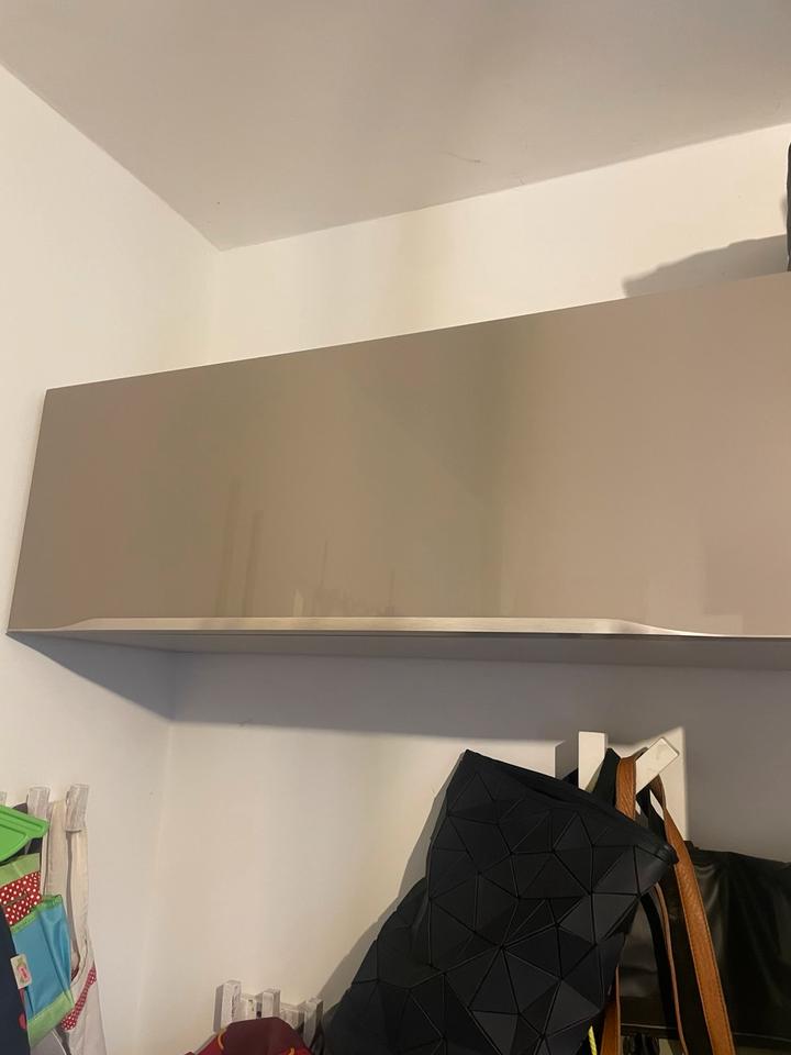 Nobilia Küchenschrank Hängeschrank Schrank Hochglanz grau in Hoyerswerda