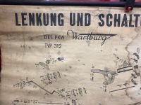 Wartburg 312 Lehrtafel Lenkung-Schaltung DDR Sachsen-Anhalt - Staßfurt Vorschau