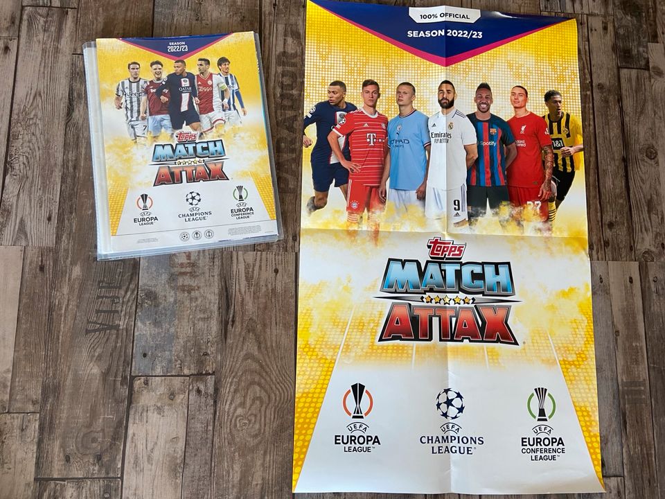 Fußball Sammelheft Match Attax in Rockenberg