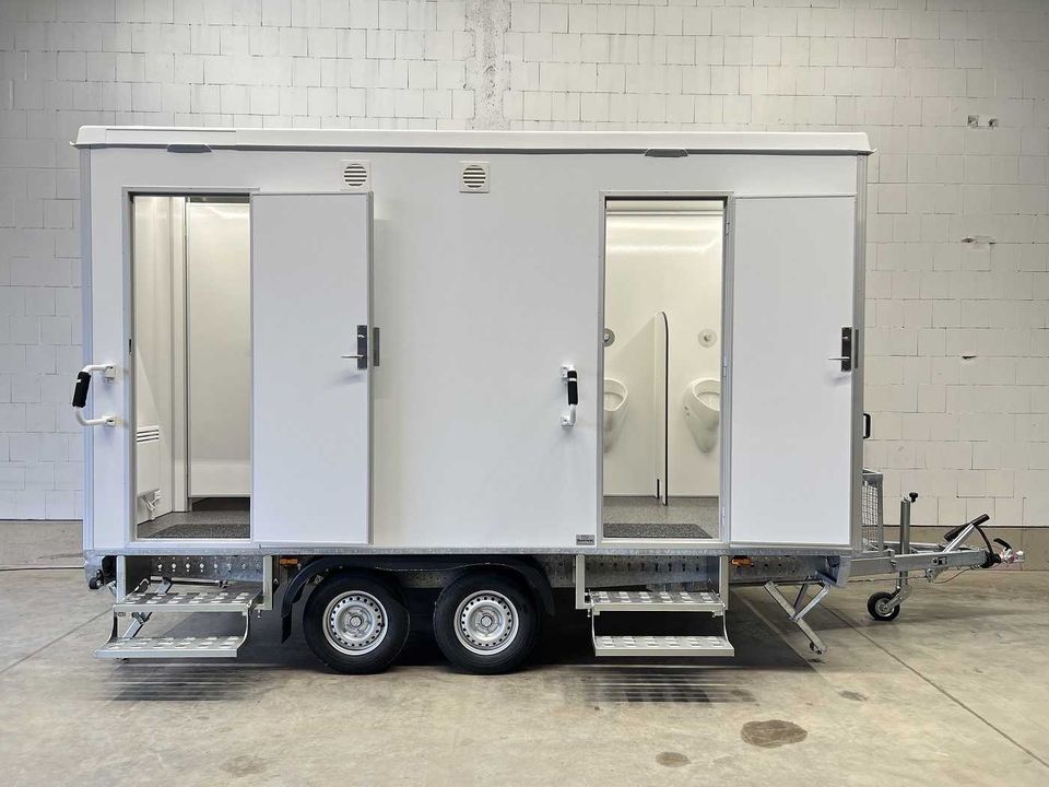 Toilettenwagen Wc-Wagen mieten 2 Damen 1 Herren 2 Urinale Rees in Rees