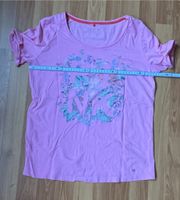 Gerry Weber T- Shirt mit Aufdruck rosa Gr. M Niedersachsen - Wolfsburg Vorschau