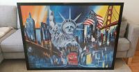 Kunstdruck Bild Gemälde New York Times Square Freiheitsstatue USA Leipzig - Leipzig, Zentrum-Ost Vorschau