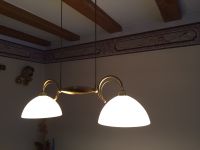 Lampe,2-armig,Messing Glas,gebraucht,Deko,Accessories Bayern - Hallstadt Vorschau