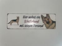 Hier wohnt ein Schäferhund Schild Rheinland-Pfalz - Wonsheim Vorschau