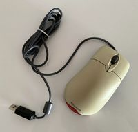 Vintage Microsoft Wheel Mouse Optical USB and PS2 Compatible Mitte - Tiergarten Vorschau