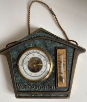 Alte Wetterstation, Thermometer 60-70 Jahre, Messing, Eisen Hessen - Wetzlar Vorschau