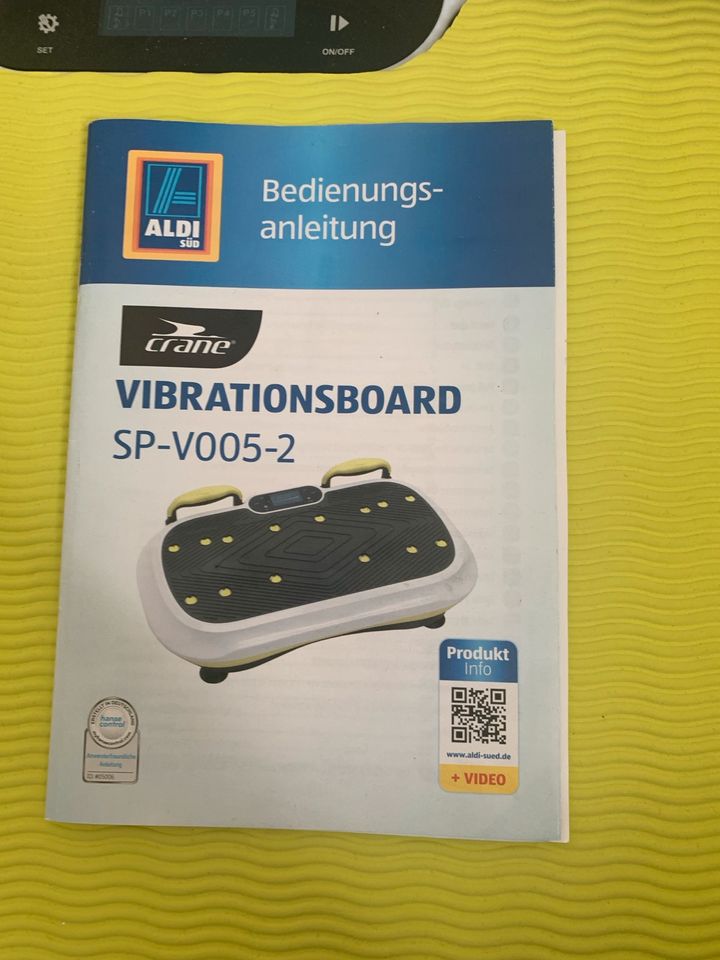 Vibrationsplatte in Scheuring