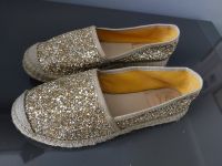 Schuhe  "Espadrilles"  -gold-  Größe 37 Nordrhein-Westfalen - Gelsenkirchen Vorschau