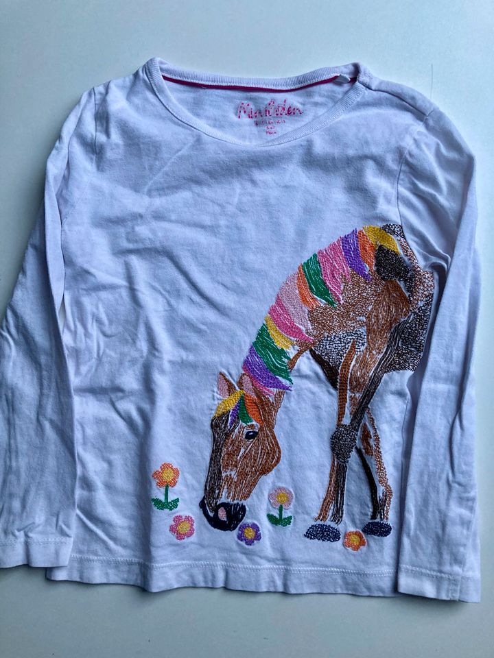 Mini Boden 116 Pferd bunt Longsleeve Langarm Shirt in Köln