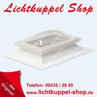 Lichtkuppel 80x80cm, 3-schalig, opal, mit Aufsatzkranz 150mm hoch Bayern - Schmidgaden Vorschau