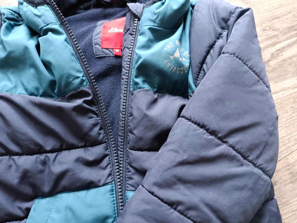 Winterjacke S. Oliver Grösse 98 blau in Cadolzburg