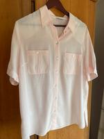 Bluse, kurzarm, Erfo, rosa Gr.48, Perlmuttknöpfe Bayern - Buxheim Vorschau