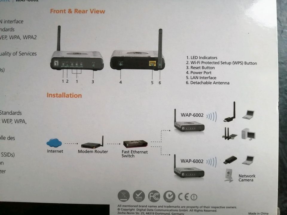 Level1 wireless WLAN Repeater in Grünhain-Beierfeld 