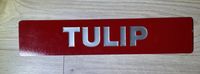 Peugeot Tulip werbeschild Nummernschild Einleger Baden-Württemberg - Filderstadt Vorschau