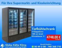 Tiefkühlschränke, 3 Türen, 1,88m, Tiefkühlregale, Tiefkühlmöbel, Kühlschränke, Kühlregale, Supermarkteinrichtung, Ladeneinrichtung Nordrhein-Westfalen - Mülheim (Ruhr) Vorschau