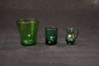 Grüne Glas Vasen (3 Stück) u.a. Empoli Bayern - Karlstadt Vorschau