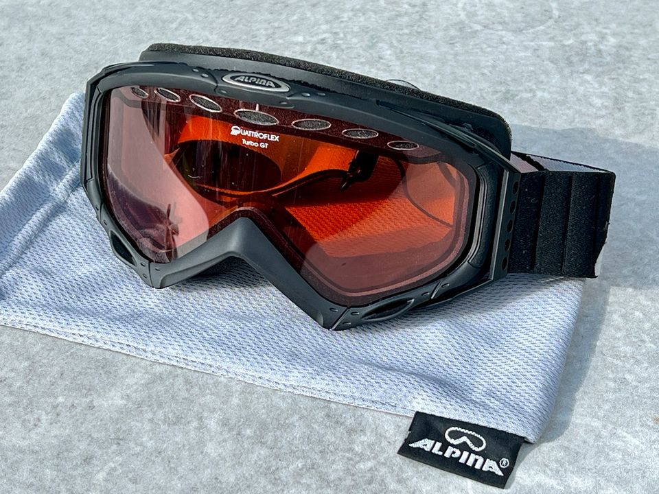 Alpina Quattroflex Turbo GT Skibrille Snowboardbrille in Klein Rogahn