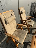 2 Garpa Classic Recliner Stühle Teak inkl. Auflagen Niedersachsen - Seevetal Vorschau